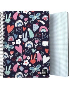 CUADERNO PP Fº 80H 90G C4MM BampB PRINCESS 294x21x16cm